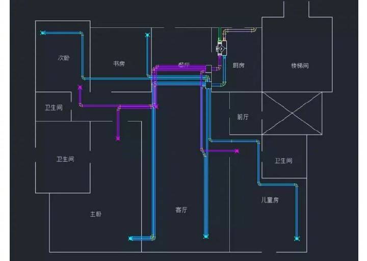 品牌案例|博樂新風：160㎡的平層可以這樣裝新風系統