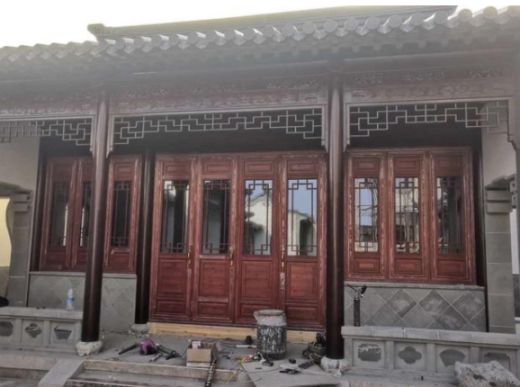 四合院與鋁合金仿古門窗，會不會天造地設的一對?