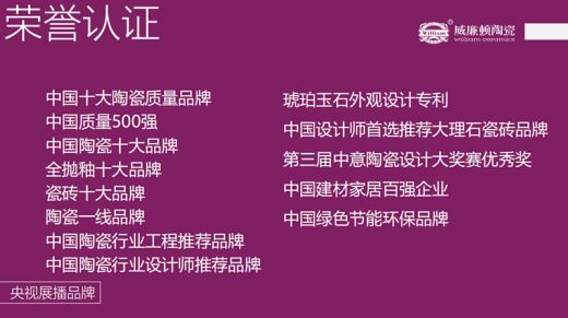 威廉頓陶瓷小知識︱學會這四種方法，你就是“磚”家