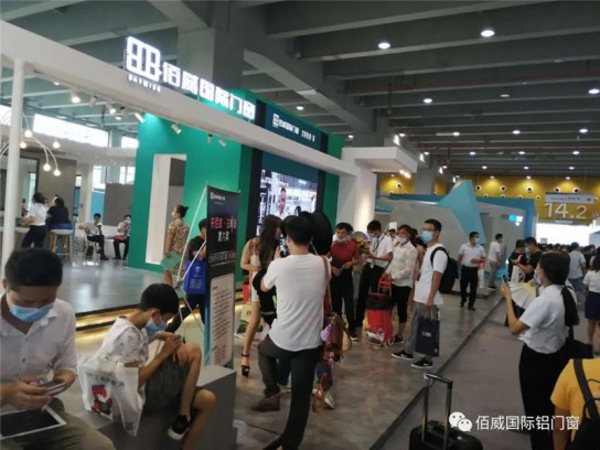 佰威國際門窗驚艷亮相廣州建博會，獲得無數點贊