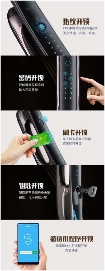 趕得上潮流的你，當然要用索菲亞指紋鎖!