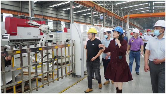 企業實力凸顯 三水區南山商會蒞臨富士通電梯集團視察指導
