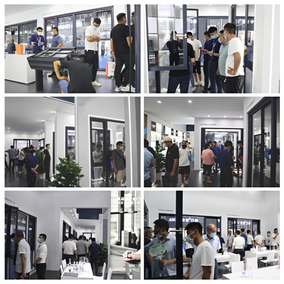 展會進行時丨皇雅門窗系統南京移門展首日盛況，現場直擊!