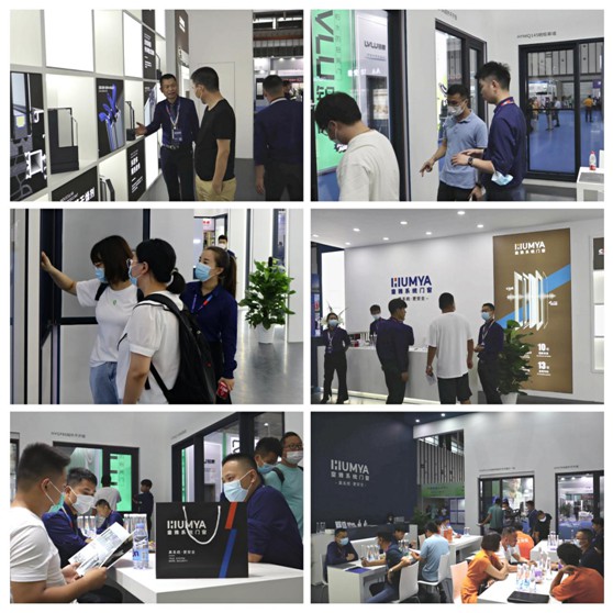 展會進行時丨皇雅門窗系統南京移門展首日盛況，現場直擊!